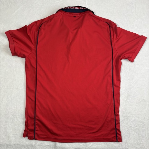 J. Lindberg Veteran Golfers Association Red Polo Collared Shirt Men's‎ XL * - Picture 6 of 9